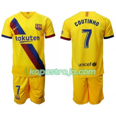 Billiga Fotbollströjor FC Barcelona Philippe Coutinho 7 Barn Borta tröja 2019/20 Kortärmad